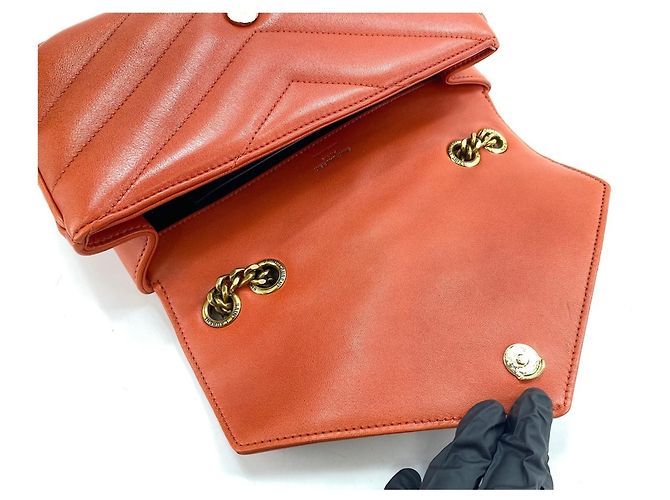 Borsa a tracolla Yves Saint Laurent Orange Arancione - vista 12
