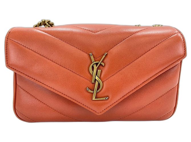 Borsa a tracolla Yves Saint Laurent Orange Arancione - vista 2