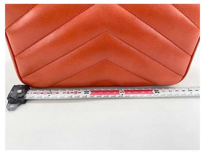 Borsa a tracolla Yves Saint Laurent Orange Arancione - vista 4