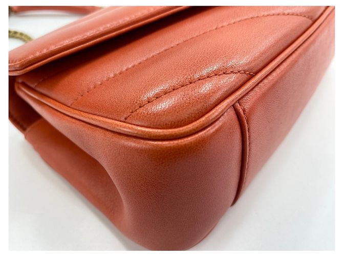 Borsa a tracolla Yves Saint Laurent Orange Arancione - vista 8