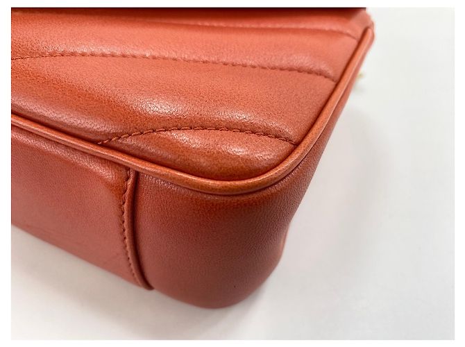 Borsa a tracolla Yves Saint Laurent Orange Arancione - vista 9