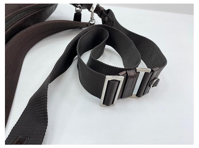 Borsa a tracolla Prada Explorer Marrone - vista 10