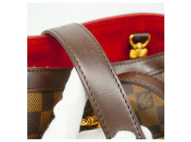 Borsa Tote Louis Vuitton Damier Hampstead MM N51204 Ebene Damier ebene - vista 12