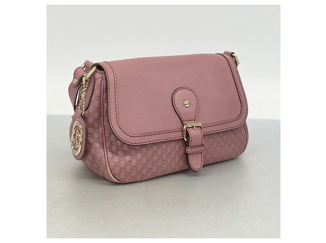 Borsa a tracolla Gucci Pink Microguccissima Rosa - vista 2