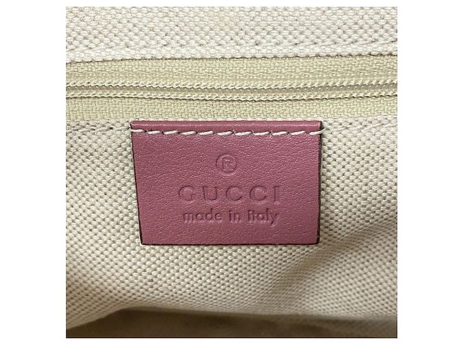 Borsa a tracolla Gucci Pink Microguccissima Rosa - vista 5