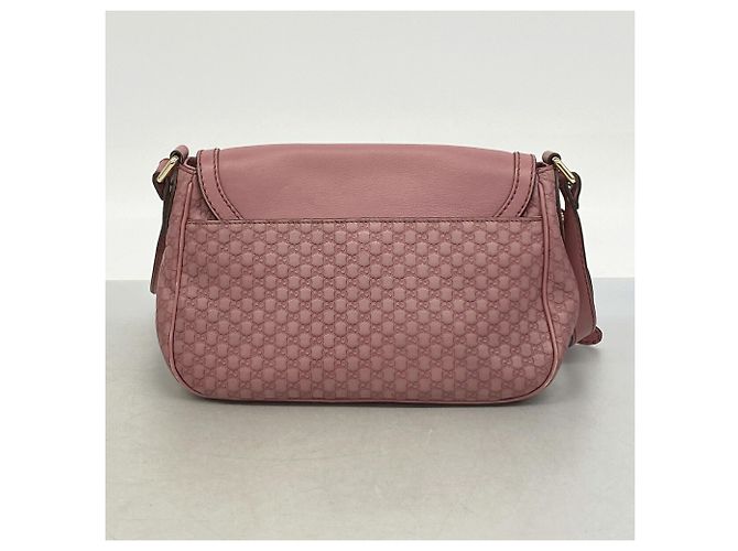 Borsa a tracolla Gucci Pink Microguccissima Rosa - vista 9
