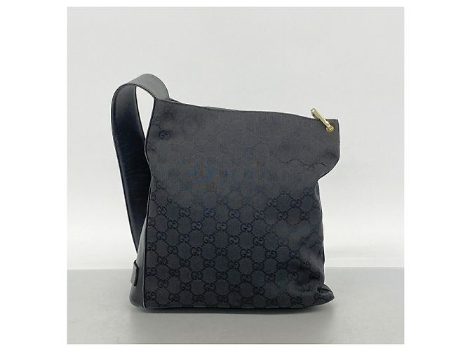 Borsa a tracolla Gucci GG Canvas Nero - vista 10
