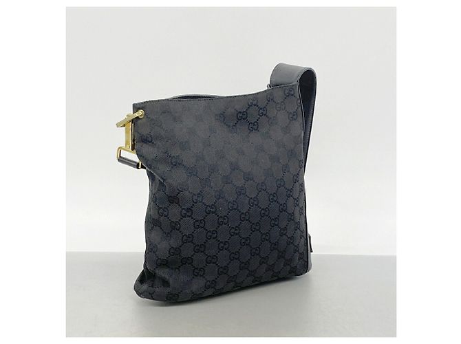 Borsa a tracolla Gucci GG Canvas Nero - vista 2