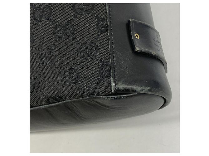 Borsa a tracolla Gucci GG Canvas Nero - vista 7