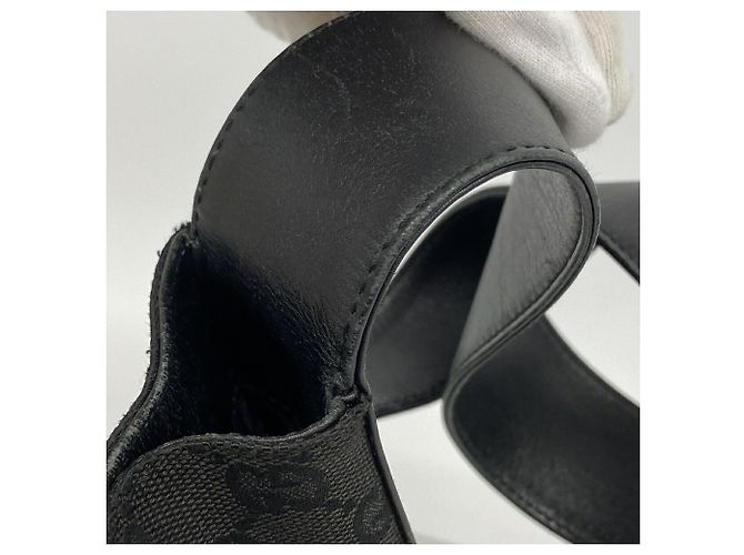 Borsa a tracolla Gucci GG Canvas Nero - vista 8