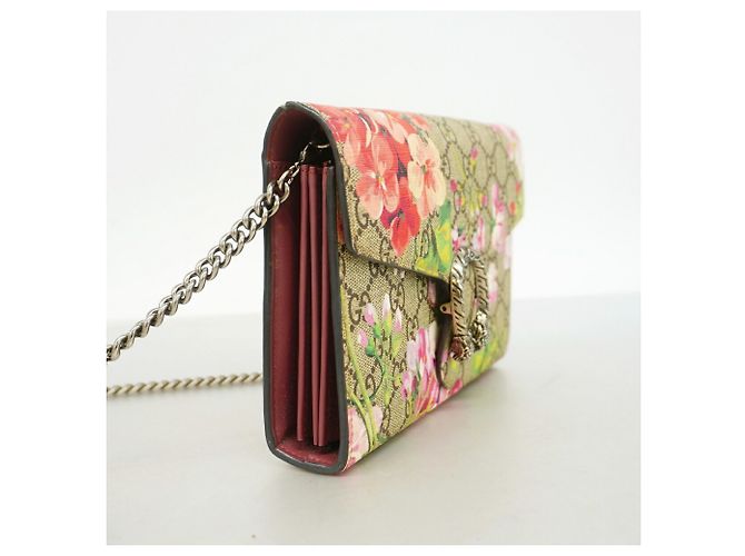 Borsa a tracolla Gucci GG Blooms Dionysus Multicolore Beige - vista 2