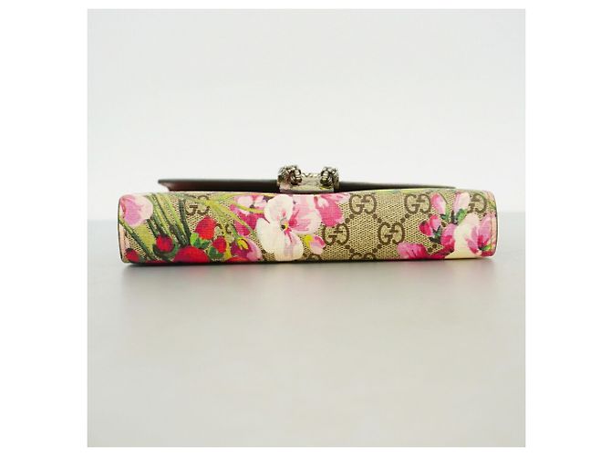 Borsa a tracolla Gucci GG Blooms Dionysus Multicolore Beige - vista 3