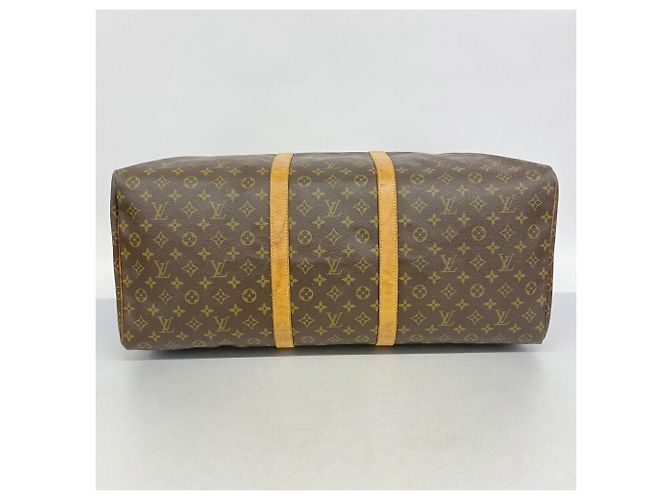 Borsa Louis Vuitton Boston Monogram Keepall 60 Marrone - vista 3