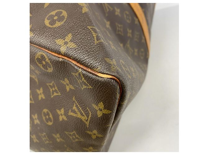 Borsa Louis Vuitton Boston Monogram Keepall 60 Marrone - vista 6