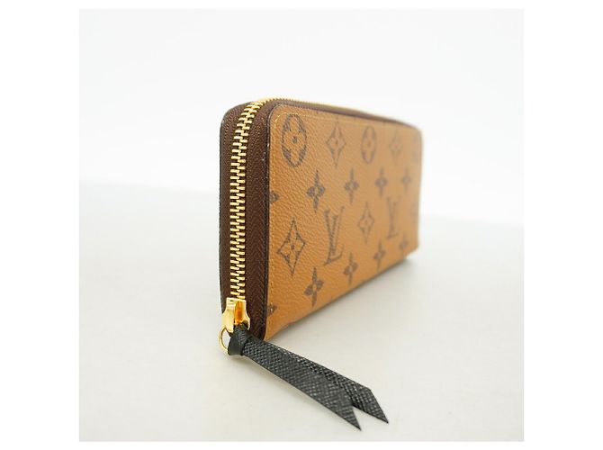 Louis Vuitton Monogram Reverse Portefeuille Clemence Long Wallet Marrone - vista 2