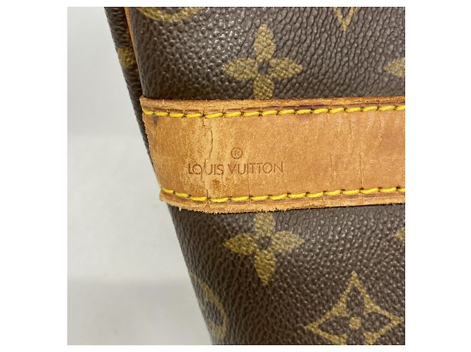 Louis Vuitton Boston Monogram Keepall Bandoulière 50 Marrone - vista 5