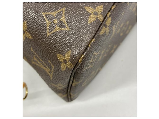 Borsa Tote Louis Vuitton Monogram Neverfull PM Marrone - vista 6