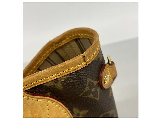 Borsa Tote Louis Vuitton Monogram Neverfull PM Marrone - vista 8