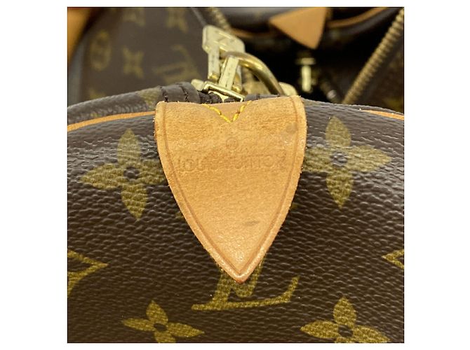 Louis Vuitton Boston Monogram Keepall 60 Marrone - vista 5