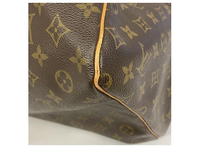 Louis Vuitton Boston Monogram Keepall 60 Marrone - vista 7