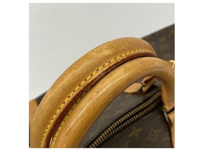 Louis Vuitton Boston Monogram Keepall 60 Marrone - vista 8