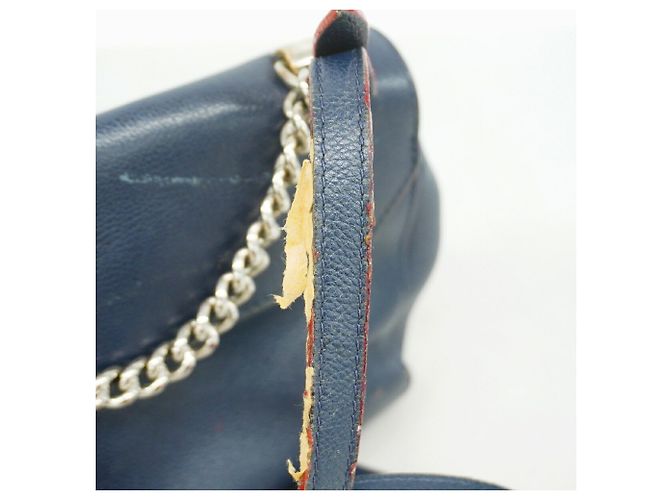 Borsa Louis Vuitton Lockme 2BB in Marine Rouge Rosso - vista 11