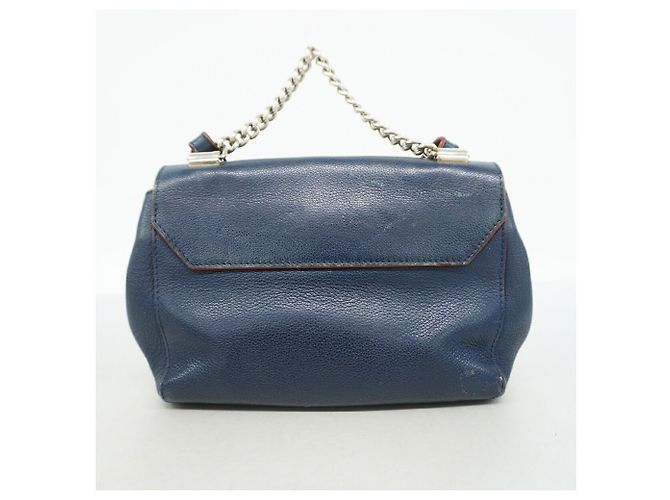 Borsa Louis Vuitton Lockme 2BB in Marine Rouge Rosso - vista 13