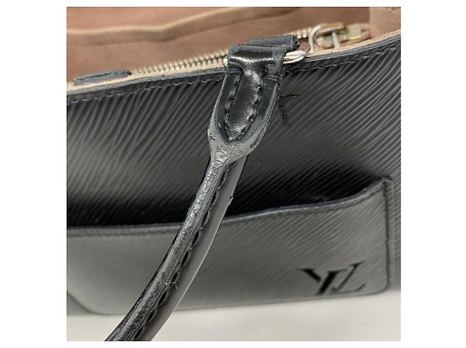 Borsa Louis Vuitton Epi Marel Tote BB Nero - vista 7