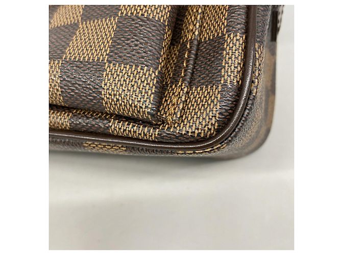 Borsa a tracolla Louis Vuitton Damier Ravello GM Damier ebene - vista 10