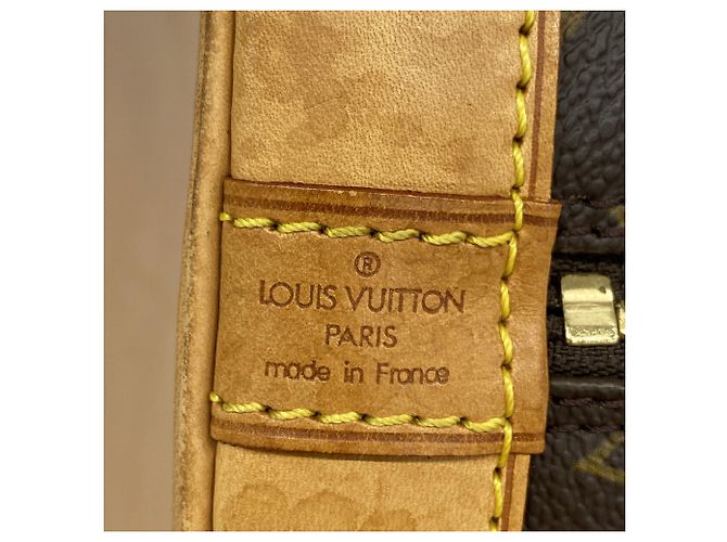 Borsa Louis Vuitton Alma Monogram Marrone - vista 5