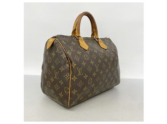 Borsa Louis Vuitton Monogram Speedy 30 Marrone - vista 2