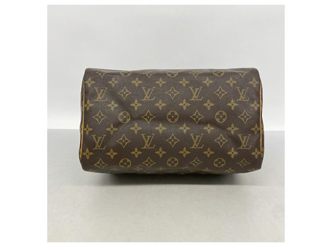 Borsa Louis Vuitton Monogram Speedy 30 Marrone - vista 3