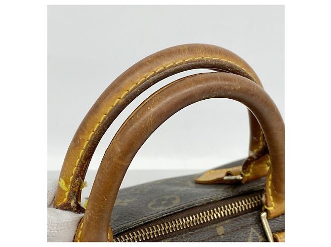 Borsa Louis Vuitton Monogram Speedy 30 Marrone - vista 7