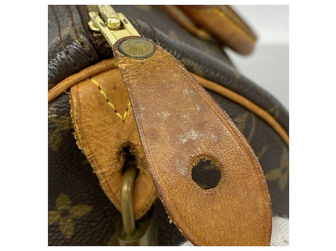 Borsa Louis Vuitton Monogram Speedy 30 Marrone - vista 8