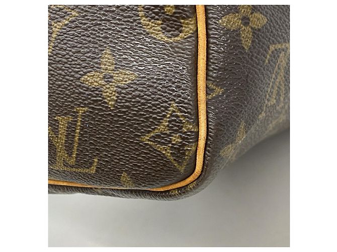 Borsa Louis Vuitton Monogram Speedy 30 Marrone - vista 9