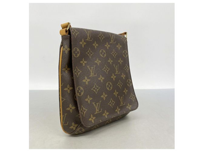 Borsa a tracolla Louis Vuitton Monogram Musette Salsa Marrone - vista 2