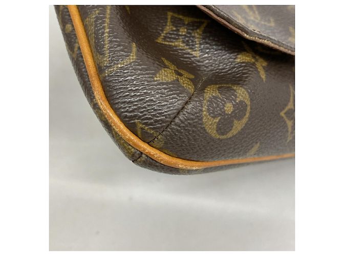 Borsa a tracolla Louis Vuitton Monogram Musette Salsa Marrone - vista 7