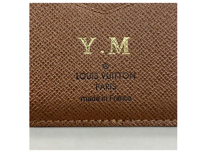 Organizer Portacarte Monogram Louis Vuitton Marrone - vista 4