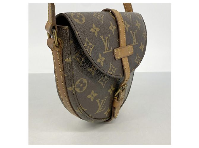 Borsa a tracolla Louis Vuitton Monogram Chantilly PM Marrone - vista 2