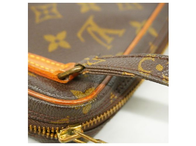 Louis Vuitton Monogram Pochette Marly Bandoulière Shoulder Bag Marrone - vista 9