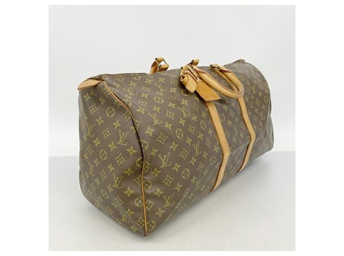 Louis Vuitton Boston Monogram Keepall 55 Marrone - vista 2