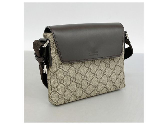 Bolso de hombro Gucci GG Supreme Brown Castaño - vista 2