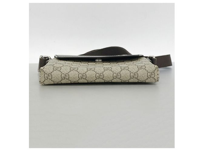Bolso de hombro Gucci GG Supreme Brown Castaño - vista 3