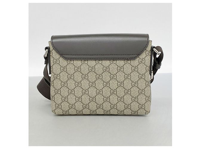 Bolso de hombro Gucci GG Supreme Brown Castaño - vista 9