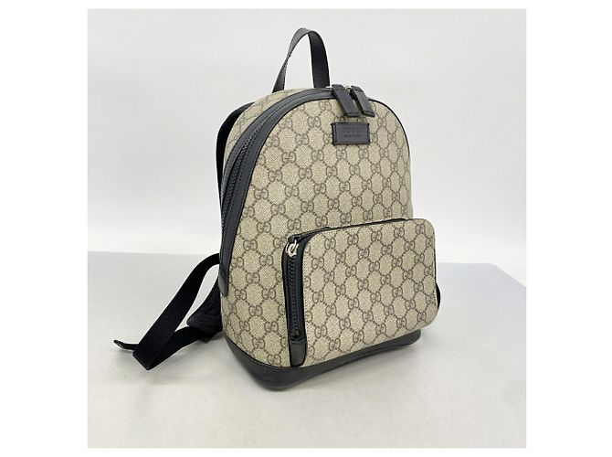 Zaino Gucci GG Supreme 429020 Marrone Nero - vista 2
