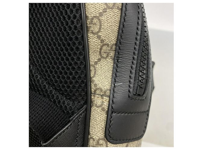 Zaino Gucci GG Supreme 429020 Marrone Nero - vista 7