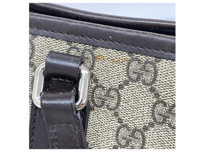 Borsa Gucci GG Supreme Marrone - vista 7