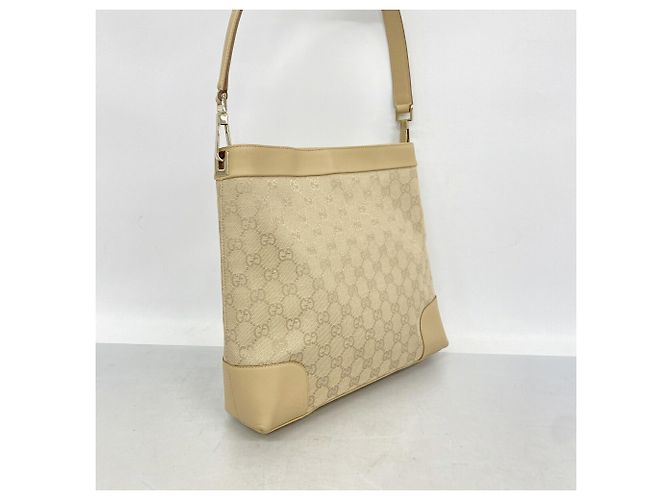 Borsa a tracolla Gucci GG Canvas Beige - vista 2