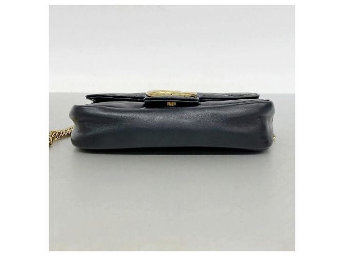 Borsa a tracolla Gucci GG Marmont Nero - vista 3