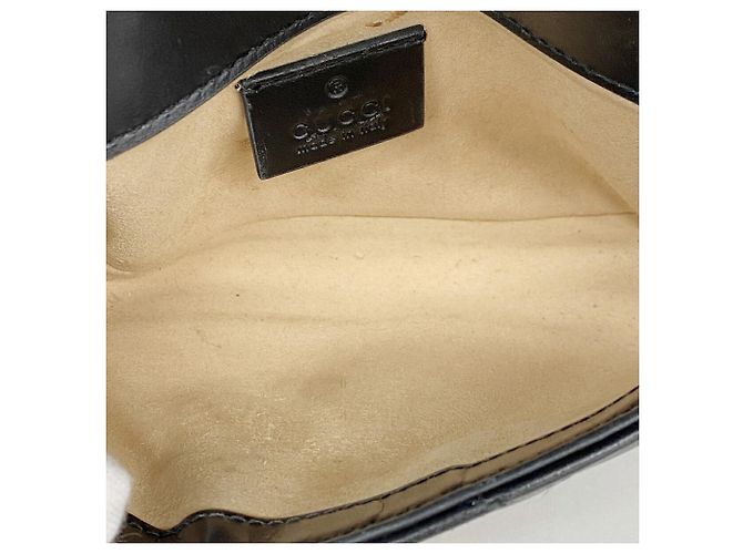 Borsa a tracolla Gucci GG Marmont Nero - vista 4